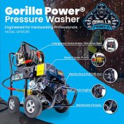 Kiam Gorilla Power 248 Bar / 3600 Psi Petrol Pressure Washer - 21LPM