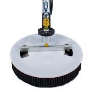 Aquaspray Rotary Solar Panel / Roof Cleaning Brush With 18ft Telescopic Lance