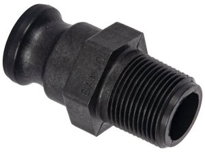 Banjo Cam Lever Adapter - 1" BSP Male thread Polypropylene