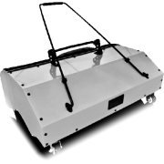 Lumag KM1000E 100cm 3-in-1 Petrol Road Brush / Sweeper - Self-Propelled, Electric Start