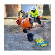 Belle Minimix 150E+ Battery Powered Cement Mixer + 8Ah Battery