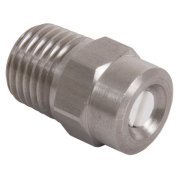 15&deg; 1/4" Stainless Steel High Pressure Nozzle - 500 Bar / 7250 Psi - 04