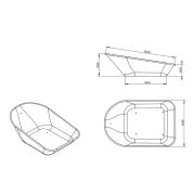 Sherpa SPB-800Li Power Barrow, Battery Powered Wheel Barrow 250kg Capacity
