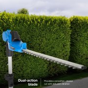Hyundai HY20CPHT 20V 45cm / 18" Cordless Long (2.6m) Reach Pole Hedge Trimmer