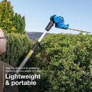 Hyundai HY20CPHT 20V 45cm / 18" Cordless Long (2.6m) Reach Pole Hedge Trimmer