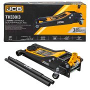 JCB TH33013 - 3 Tonne Low-Profile Double-Pump Trolley Jack