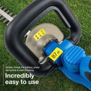 Hyundai HY20CHT 20V 510mm Cordless Hedge Trimmer, 2.0Ah Li-ion Battery