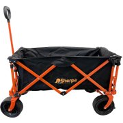 Sherpa Tools SFC6 Folding Garden Cart With Tailgate End - Ideal for Festivals