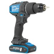 Hyundai S02-FTB - 20V Cordless Hammer Drill + Angle Grinder + 2Ah, 4Ah Batteries and Charger