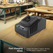 Hyundai S02-FTB - 20V Cordless Hammer Drill + Angle Grinder + 2Ah, 4Ah Batteries and Charger