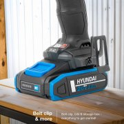 Hyundai S02-FTB - 20V Cordless Hammer Drill + Angle Grinder + 2Ah, 4Ah Batteries and Charger