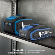Hyundai S02-FTB - 20V Cordless Hammer Drill + Angle Grinder + 2Ah, 4Ah Batteries and Charger
