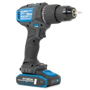 Hyundai S01-T2B - 20V Cordless 65Nm Hammer Drill + 230Nm Impact Driver + 2 x 2.0Ah Batteries and Charger