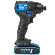 Hyundai S01-T2B - 20V Cordless 65Nm Hammer Drill + 230Nm Impact Driver + 2 x 2.0Ah Batteries and Charger
