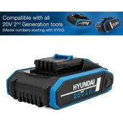 Hyundai BI20-2/C20-2 2Ah Li-Ion Battery and 2A Charger Kit for 2nd Generation 20v Range