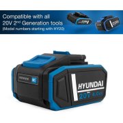 Hyundai BI20-4 20V 4Ah Li-ion Replacement Battery for 2nd Generation 20v Range
