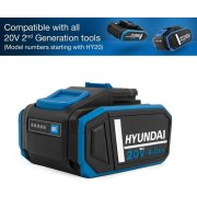 Hyundai BI20-4/C20-2 4Ah Li-Ion Battery and 2A Charger Kit for 2nd Generation 20v Range