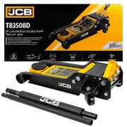 JCB T83508D - 3 Tonne Low Profile Double Piston Extra Height Trolley Jack