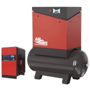 Airwave ECO-Speed, Fixed Speed Compressor, 10hp/7.5Kw-400V, 35 CFM, Max 10 Bar, 300L Tank + Floor Dryer