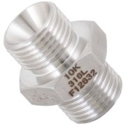 3/8" BSPM to 3/8" BSPM 690 Bar / 10000 Psi AISI316L Stainless Steel Nipple