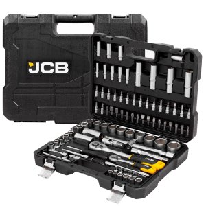 JCB 94 Piece Socket and Bit Set, Chrome Vanadium Steel