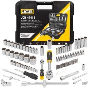 JCB 94 Piece Socket and Bit Set, Chrome Vanadium Steel