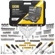 JCB 216 Piece Socket and Bit Set, Chrome Vanadium Steel