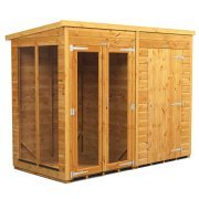 Pent Summer House with Side Storage