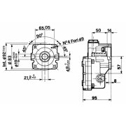 Interpump RS99 2.4:1 Reduction Gearbox - 3/4" Shaft