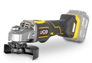 JCB Pro 18V Angle Grinder 4.5"/ 115mm Digital Speed Control, Anti-Vibration, Paddle Switch (Bare Tool)