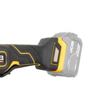 JCB Pro 18V Flat Head Angle Grinder, 5" / 125mm, Digital Speed Control, Paddle Switch and Brushless (Bare Tool)