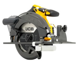 JCB Pro 18V Circular Saw 185mm, 60mm Cut Depth, Aluminium Base, Incl. 2 Blades (Bare Tool)