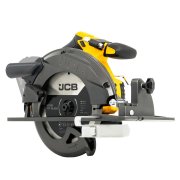JCB Pro 18V Circular Saw 185mm, 60mm Cut Depth, Aluminium Base, Incl. 2 Blades (Bare Tool)