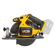 JCB Pro 18V Circular Saw 185mm, 60mm Cut Depth, Aluminium Base, Incl. 2 Blades (Bare Tool)