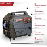Excel Power XL3500i 3.2kW Petrol Inverter Generator