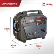 Excel Power XL3500i-DF 3.2kW Dual-Fuel Inverter Generator