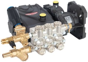 Interpump WS202 Pump, VRT3 Unloader and RS500 Gearbox Assembly - 200 Bar / 2990 Psi - 21lpm