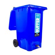 240 Litre Mobile Water Wheelie Bin Buffer Tank with Overflow Cut-Off