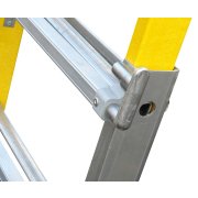 MultiLyte Glassfibre Telescopic Platform Ladder 5-8 step