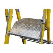 MultiLyte Glassfibre Telescopic Platform Ladder 6-9 step