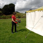 Easy Petrol Post Driver Honda GX35 Powered Marquee Post Driver