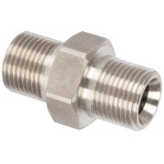 Stainless Steel BSP Nipple - 600 Bar