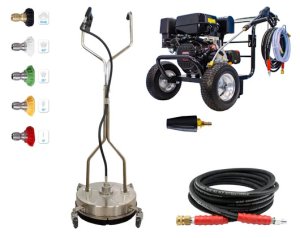 Kiam KM3700PR Pressure Washer & Surface Pro - Driveway Cleaning Package / Kit