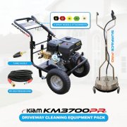 Kiam KM3700PR Pressure Washer & Surface Pro - Driveway Cleaning Package / Kit