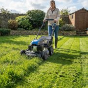 Hyundai HYM530SPPRO 21" / 53cm Self-Propelled 196cc Petrol Pro-series Build Lawnmower with a Steel Deck