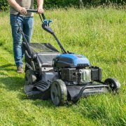 Hyundai HYM530SPPRO 21" / 53cm Self-Propelled 196cc Petrol Pro-series Build Lawnmower with a Steel Deck