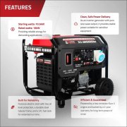 Excel Power XL12000iE 10kW Petrol Inverter Generator