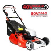 Cobra RM51SP80VX 20" Battery Powered Lawnmower with Rear Roller