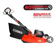 Cobra RM51SP80VX 20" Battery Powered Lawnmower with Rear Roller
