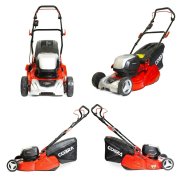 Cobra RM4340VX(17") push-propelled cordless lawnmower equipped with a rear roller